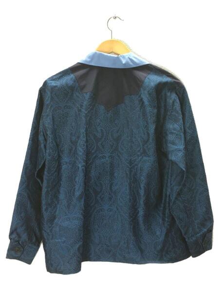 トーガプルラ ジャガードウールニット 2 ブラック✖️ブルー TOGA