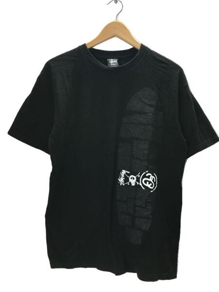 Stussy グラフィックTシャツ M ブラック 希少デザイン】STUSSY×POUND