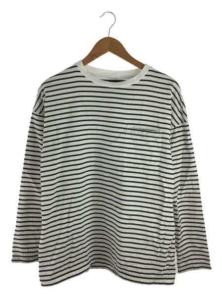 MINEDENIM(マインデニム) / 長袖Tシャツ/2/コットン/BLK/ボーダー/2204 