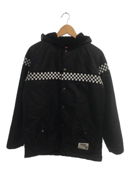 【未使用・タグ付き】Sunny C Sider サニーシーサイダー ナイロンジャケット 裏ボア チェック Mサイズ ネイビー 冬 sunny c sider 14AW LEATHER JKTレザージャケット SUNNY C SIDER