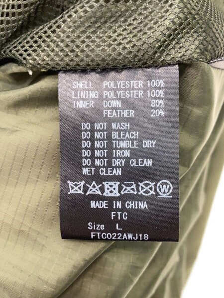 FTC(エフティーシー) / PERTEX DOWN JACKET/ダウンジャケット/L