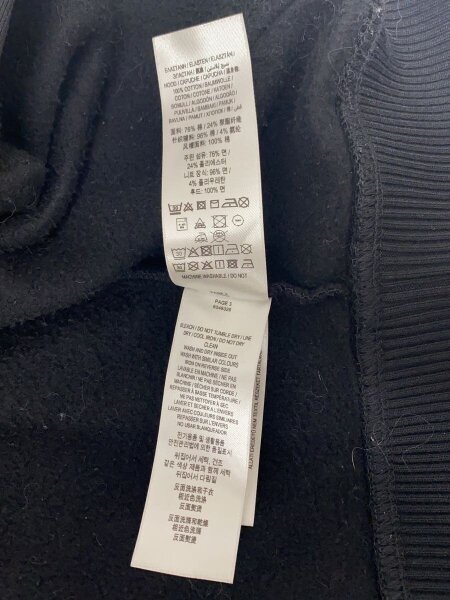 BURBERRY(バーバリー) / SAMUELZIP/ジップパーカー/M/ポリエステル/BLK