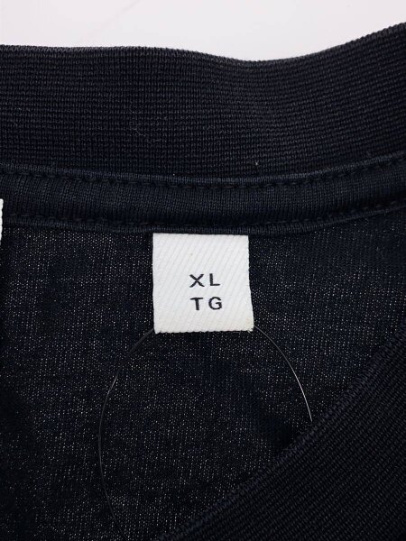 BURBERRY LONDON / ラバーロゴ/Tシャツ/XL/コットン/BLK/8025657 BURBERRY LONDON(バーバリーロンドン) / ラバーロゴ/Tシャツ/XL