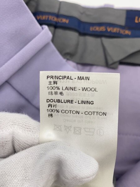 LOUIS VUITTON(ルイヴィトン) / 裾ジップ/スラックスパンツ/38/ウール