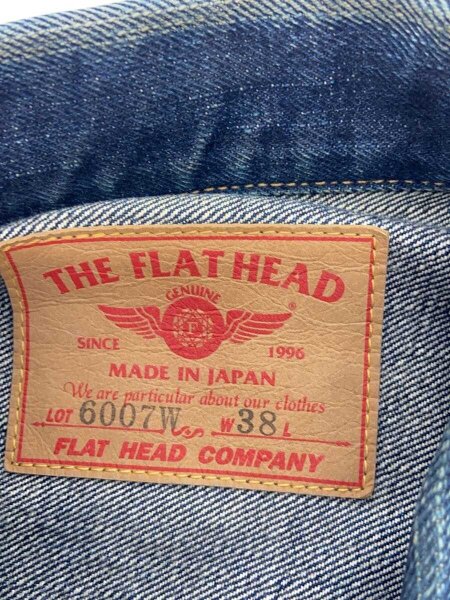 THE FLAT HEAD(ザフラットヘッド) / Gジャン/38/コットン/IDG/無地 