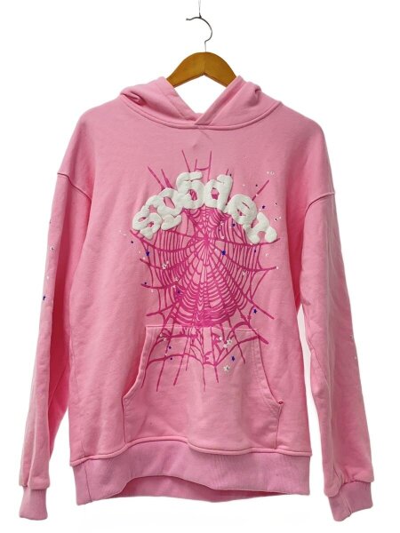 Sp5der(スパイダー) / Og Web Hoodie/パーカー/S/コットン/ピンク