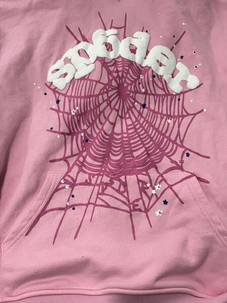 Sp5der(スパイダー) / Og Web Hoodie/パーカー/S/コットン/ピンク