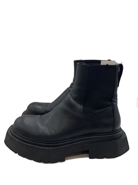 zara スクエアトゥ　サイドゴアブーツ ZARA(ザラ) / スクエアトゥサイドゴアブーツ/40/BLK | 中古品の販売