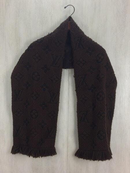 LOUIS VUITTON(ルイヴィトン) / マフラー/ウール/BRW/総柄/M72241