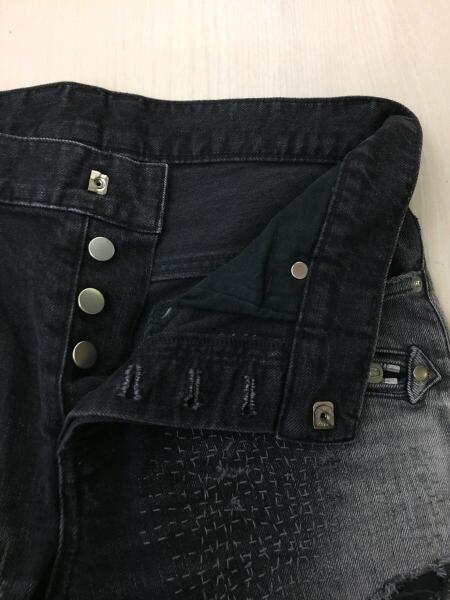 BALMAIN(バルマン) / ボトム/27/コットン/BLK/無地/S8H9131T149D/18SS 