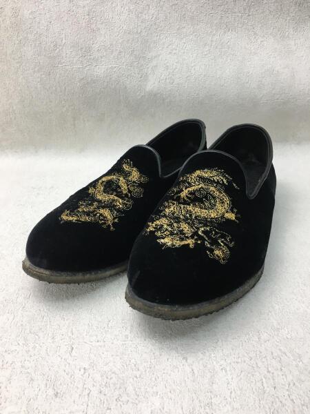 Sasquatchfabrix.◇ローファー/US8/BLK/ベロア/刺繍// Sasquatchfabrix 