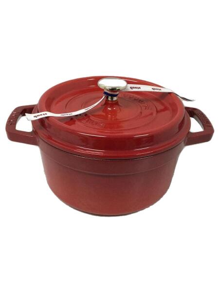 Staub(ストウブ) / 鍋/RED/20cm/1102006/2.2L/ラウンドココット/Cherry 