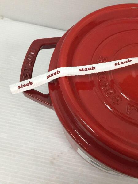 Staub(ストウブ) / 鍋/RED/20cm/1102006/2.2L/ラウンドココット/Cherry 