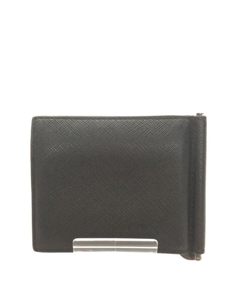 PRADA(プラダ) / 2つ折り財布/レザー/BLK/無地/メンズ// | 中古品の