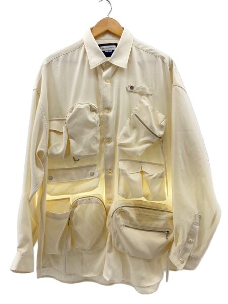 MAISON SPECIAL / 長袖シャツ/2/ポリエステル/BLK/11231211401 MAISON SPECIAL(メゾンスペシャル) / 長袖シャツ/2/ポリエステル/BLK