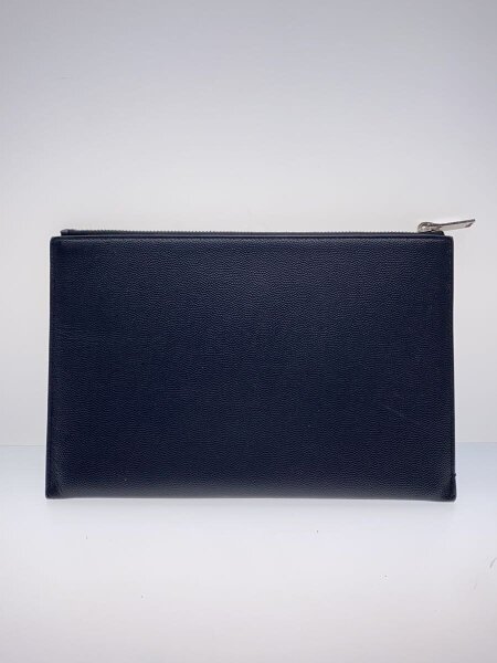 SAINT LAURENT(サンローラン) / クラッチバッグ/レザー/BLK/無地