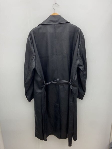 ZARA(ザラ) / トレンチコート/38/フェイクレザー/BLK/9621/900/800