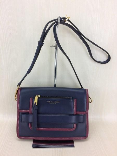 MARC JACOBS(マークジェイコブス) / ショルダーバッグ/レザー/NVY 