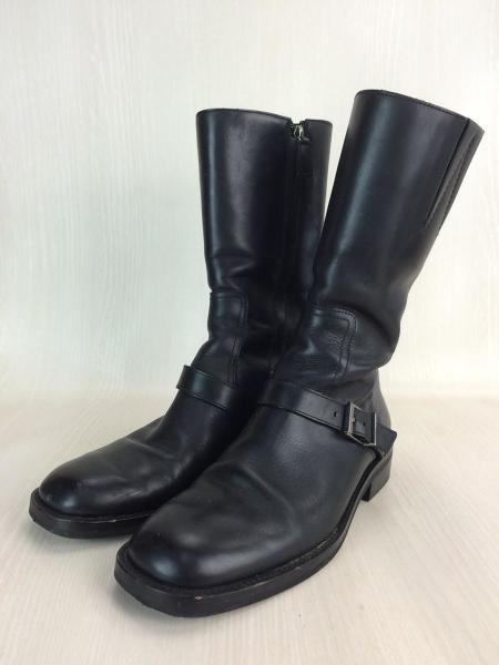 GUCCI(グッチ) / エンジニアブーツ/38/BLK/レザー/スクエアトゥ | 中古