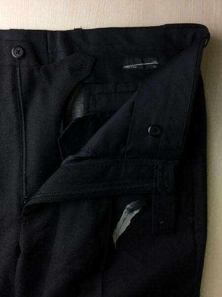 LAD MUSICIAN(ラッドミュージシャン) / WOOL GABARDINE INKJET PANTS 