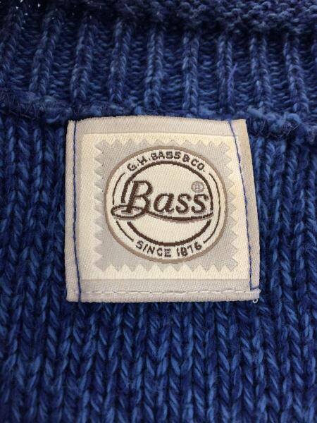 G.H.Bass&Co.(ジーエイチバス) / 90s/パネルコットンニット/L/コットン 