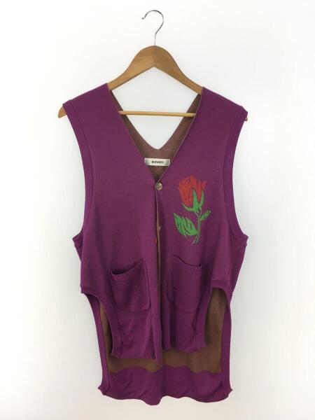 sulvam(サルバム) / 19SS/ROSE VEST KNIT/ニットベスト(薄手)/S 