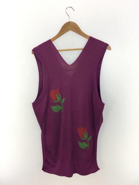 sulvam(サルバム) / 19SS/ROSE VEST KNIT/ニットベスト(薄手)/S 