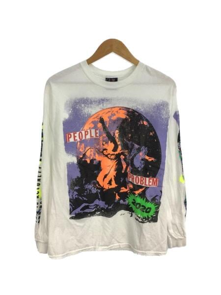 SAINT MICHAEL(セントマイケル) / 長袖Tシャツ/S/コットン/WHT/TOKYO 