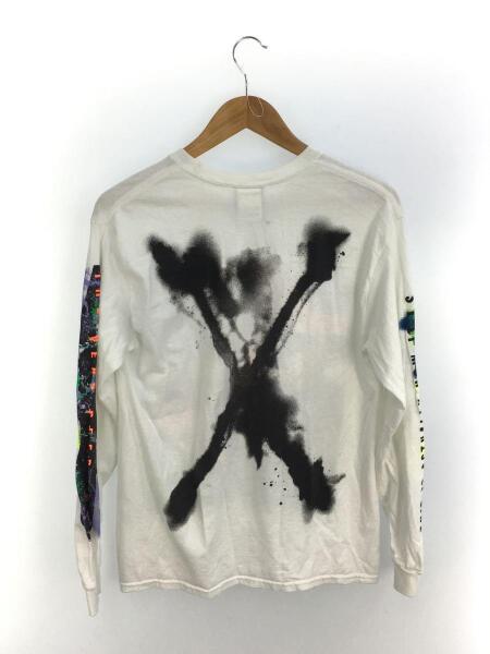 SAINT MICHAEL(セントマイケル) / 長袖Tシャツ/S/コットン/WHT/TOKYO 