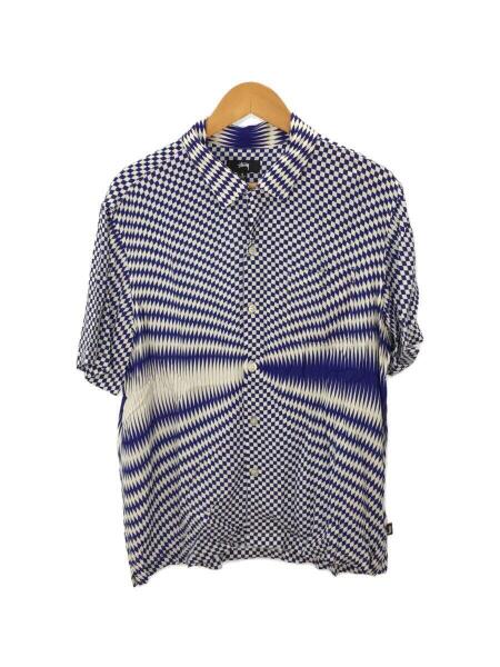 STUSSY(ステューシー) / 21ss/サイケデリックチェック/半袖シャツ/S 