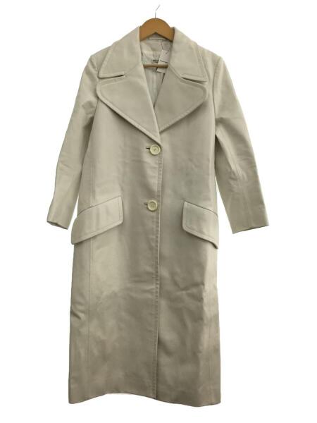 ミュウミュウ　コート　38サイズ MIU MIU(ミュウミュウ) / コート/38/レザー/WHT | 古着の販売