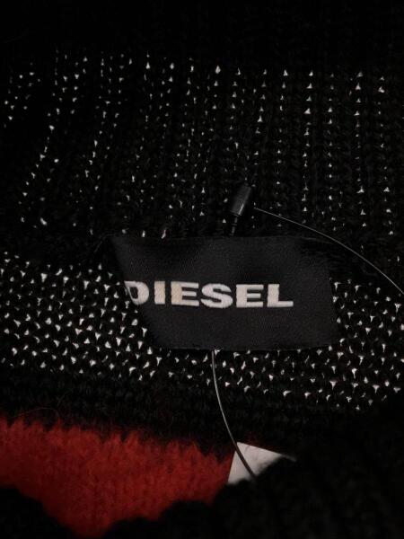 DIESEL([イリョウ/フクショク]ディーゼル) / アルパカ混/赤黒ボーダー 