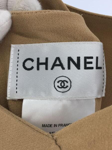 CHANEL(シャネル) / ノースリーブワンピース/36/シルク/CML/無地