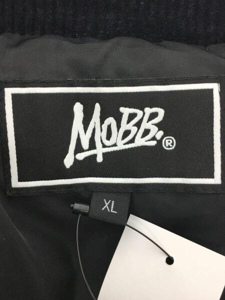 MOBB(モブ) / ダウンジャケット/XL/ナイロン/BLK/バック刺繍/襟 