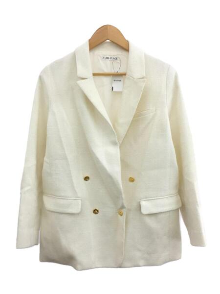 R'IAM】ミニツィード white ジャケット