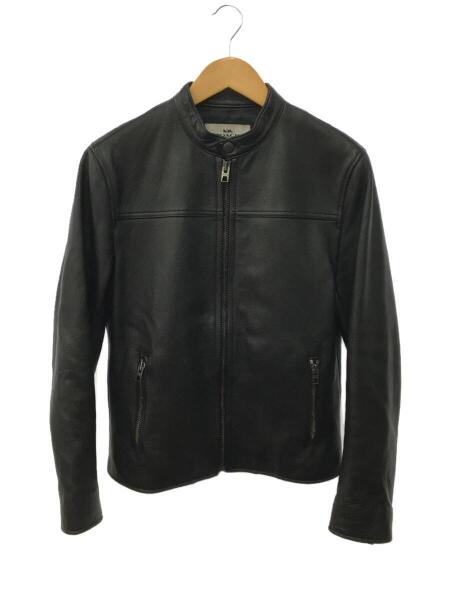 COACH(コーチ) / シングルライダースジャケット/XS/レザー/BLK/F86594 