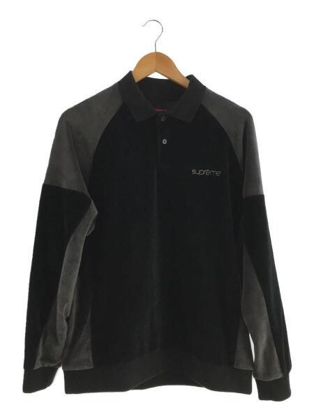 Supreme(シュプリーム) / paneled velour l/s polo/ポロシャツ/S 