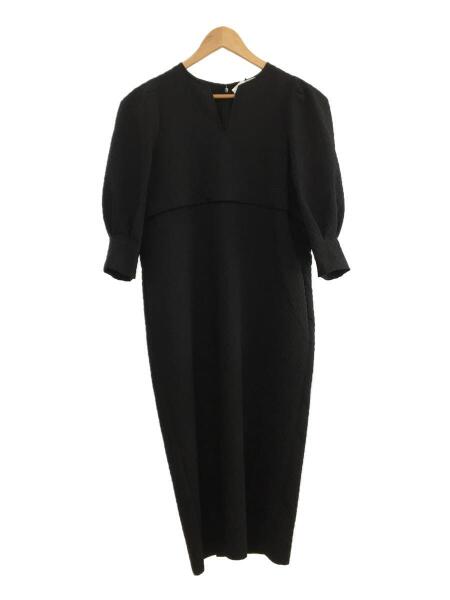 VERMEIL par iena / 長袖ワンピース/38/ポリエステル/NVY/無地/22-040-938-8010-1-0 VERMEIL par iena(ヴェルメイユパーイエナ) / 長袖ワンピース