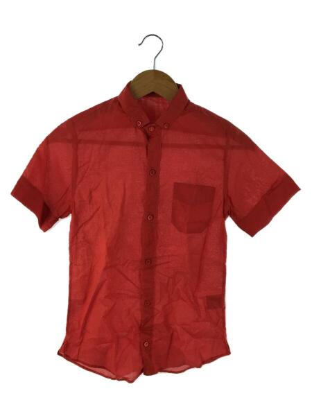 Dior HOMME(ディオールオム) / 半袖シャツ/36/コットン/RED/6eh1058636 