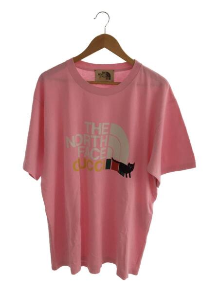 GUCCI(グッチ) / Tシャツ/XL/コットン/PNK/616036/THE NORTH FACE