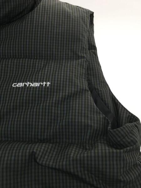 Carhartt(カーハート) / ダウンベスト/S/ナイロン/BLK/ギンガムCK