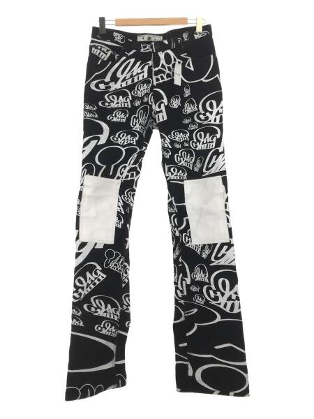 OFF-WHITE(オフホワイト) / ボトム/31/コットン/BLK/Katsu Fatlock 