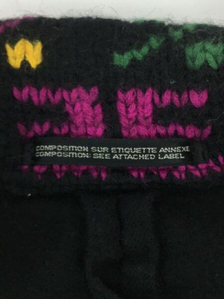 YOHJI YAMAMOTO(ヨウジヤマモト) / ジャケット/2/ウール/BLK/総柄/HT