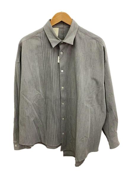 N.HOOLYWOOD(エヌハリウッド) / 長袖シャツ/36/ポリエステル/SLV/無地  