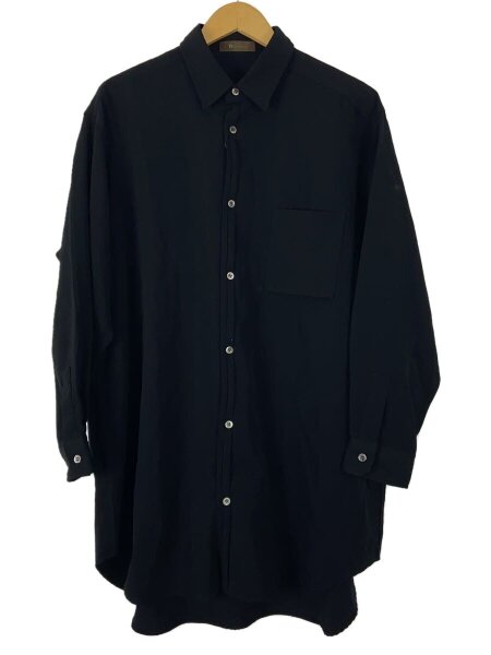 Y's for men◇Ys Bang On/チャイナシャツ/長袖シャツ/2/コットン/BLK