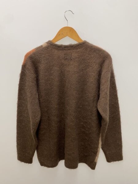 Needles(ニードルズ) / カーディガン(厚手)/M/モヘア/BRW/総柄/LQ420