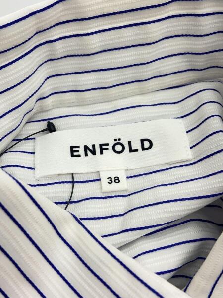 ENFOLD(エンフォルド) / ノースリーブシャツ/38/コットン/WHT 