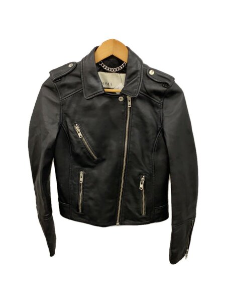 DOMA 羊革レザージャケットXS フード取り外し可
