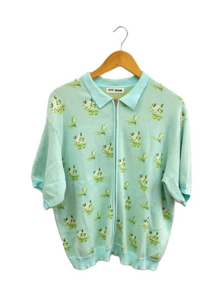 ttt ttt msw Flower half zip cardigan msw Flower Half Zip Cadigan