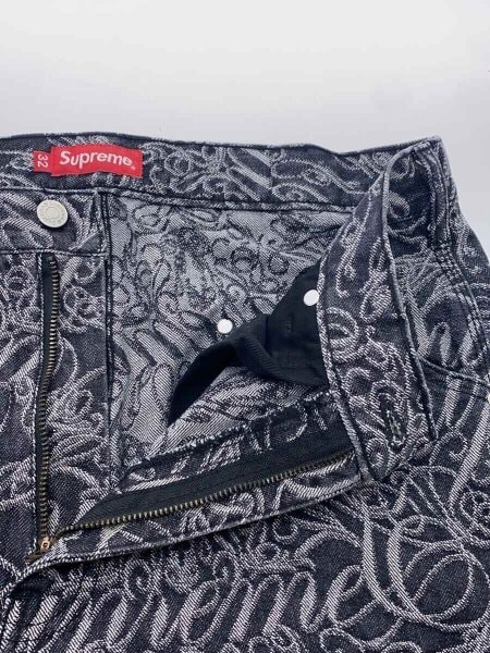Supreme(シュプリーム) / 22AW/Script Jacquard Double Knee Denim 